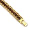 Rudraksha Bracelet for Men Gold Plated Designer Himalayan Bead Bracelet 5-mukhi Face Rudraksha Bead with Golden Color Stainless Steel Spiritual Jewelry for Positive Energy, Prosperity